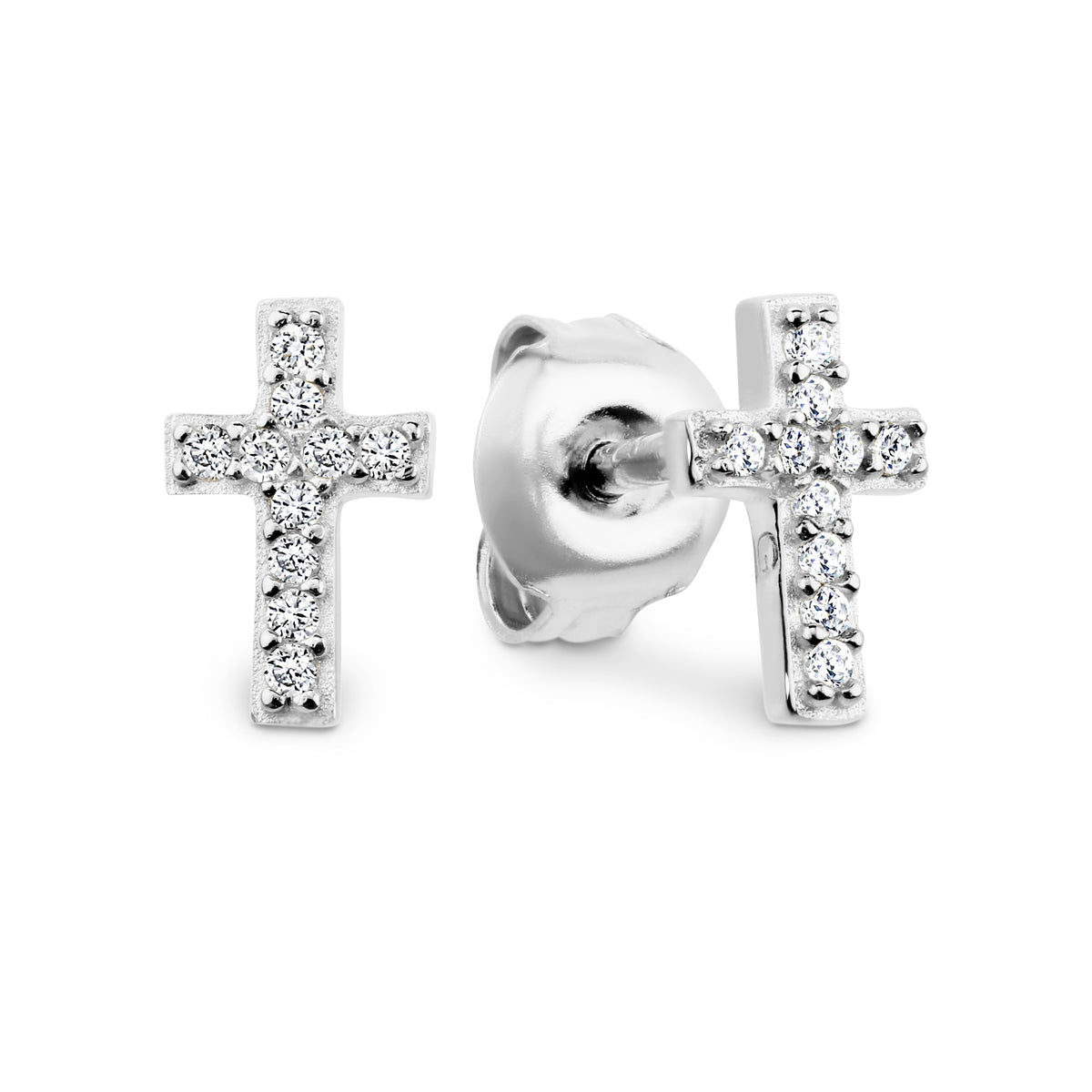 GEORGINI Baby Cross Earrings E687W