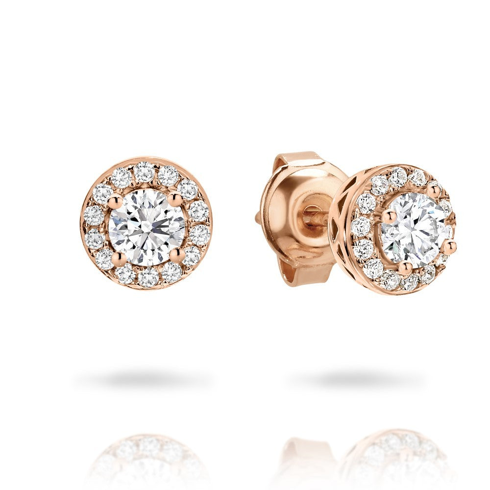GEORGINI Petite Rose Gold Earrings E732RG