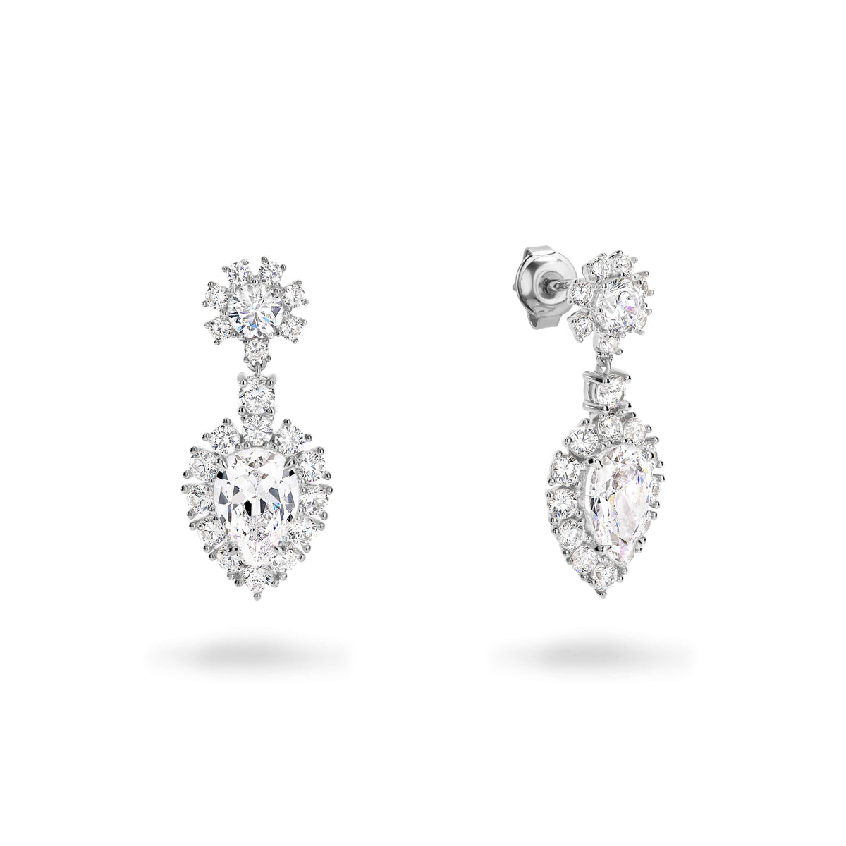LYRA RHODIUM EARRING E741W