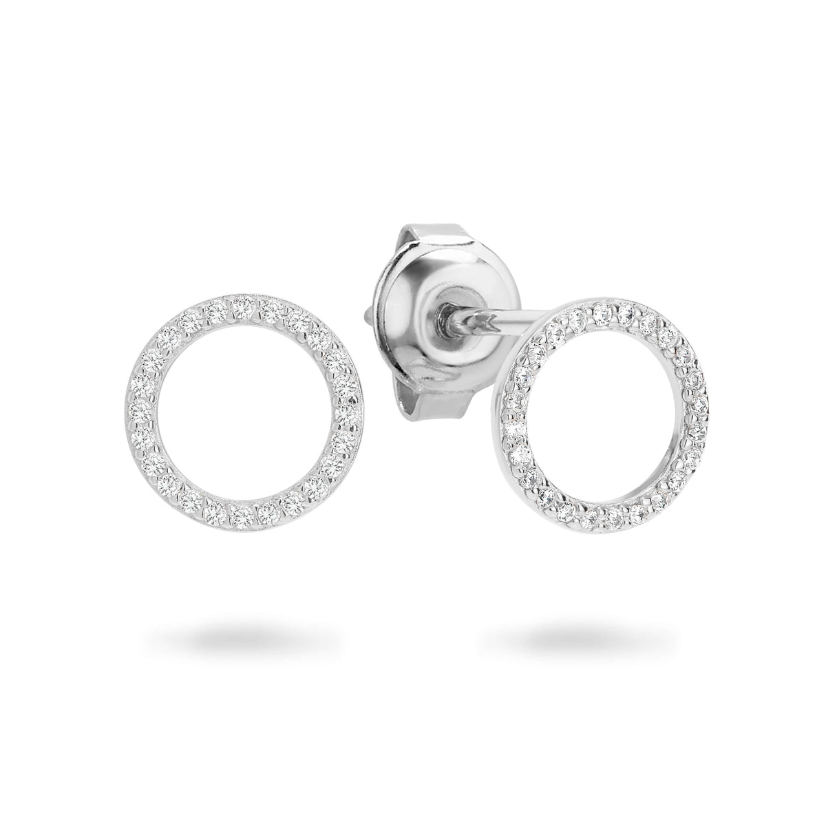 ARA RHODIUM EARRING E742W
