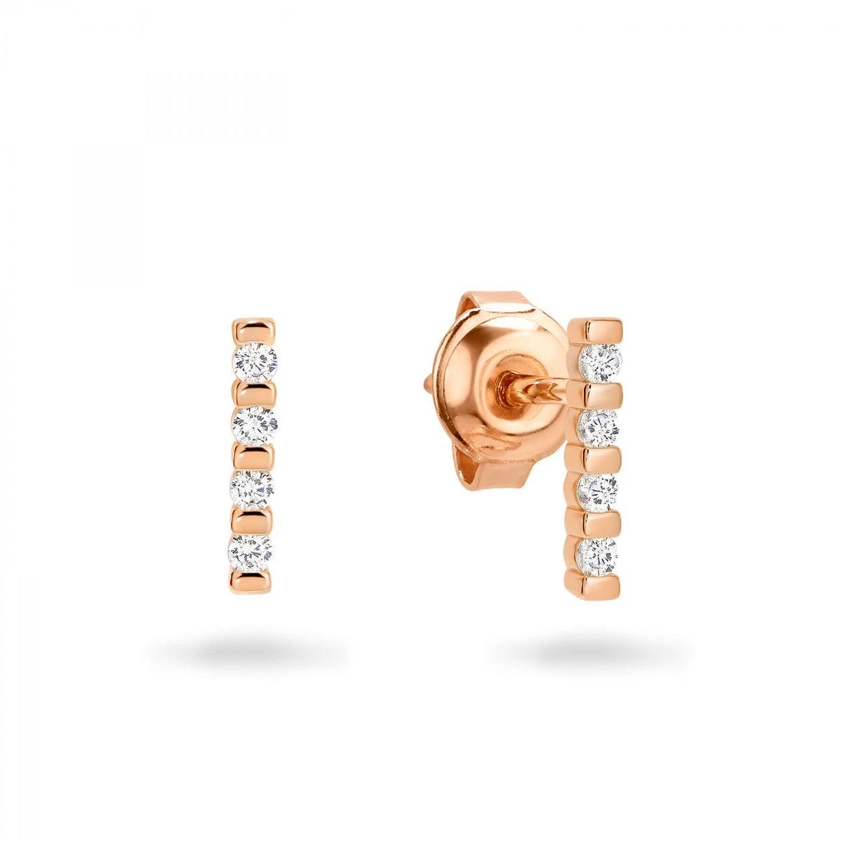 GEORGINI APUS ROSE GOLD EARRING E743RG