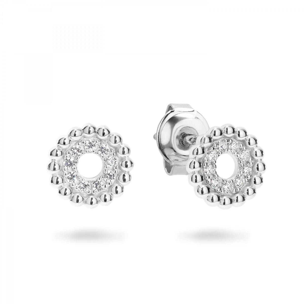 GEORGINI ARIES RHODIUM EARRING E744W