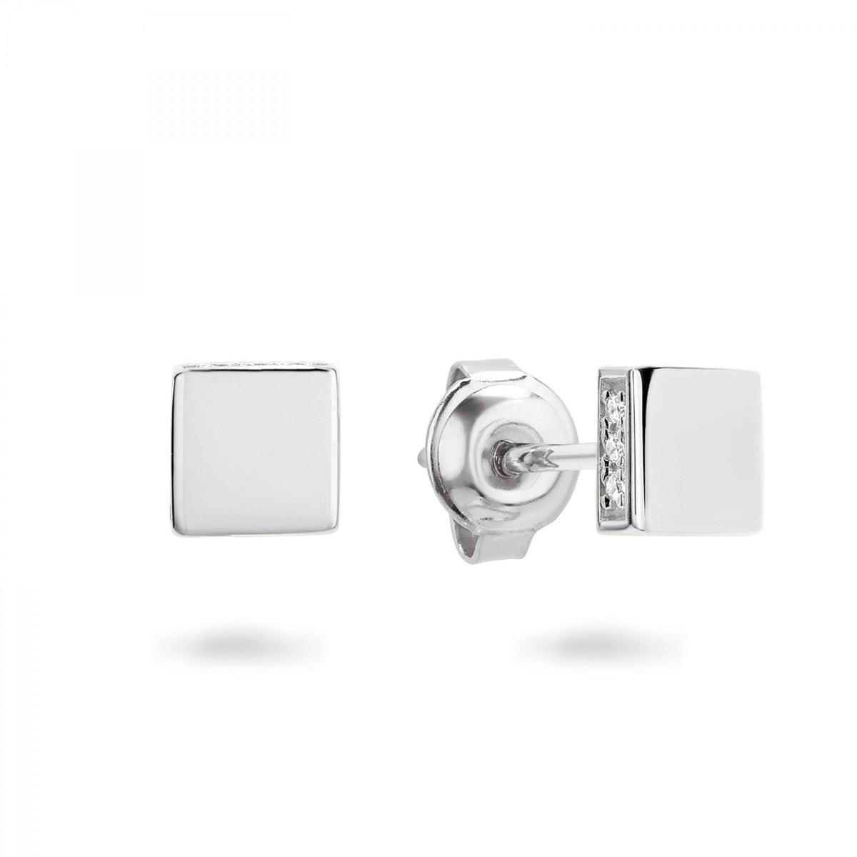 GEORGINI PYXIS RHODIUM EARRING E746W
