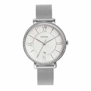 Fossil Jacqueline Silver-Tone Analogue Watch ES4627
