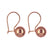 9CT Euroball Shephard Hook Earrings 8mm