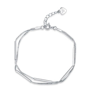 Solid 925 Sterling Silver Bracelet Dangle MXFB8020