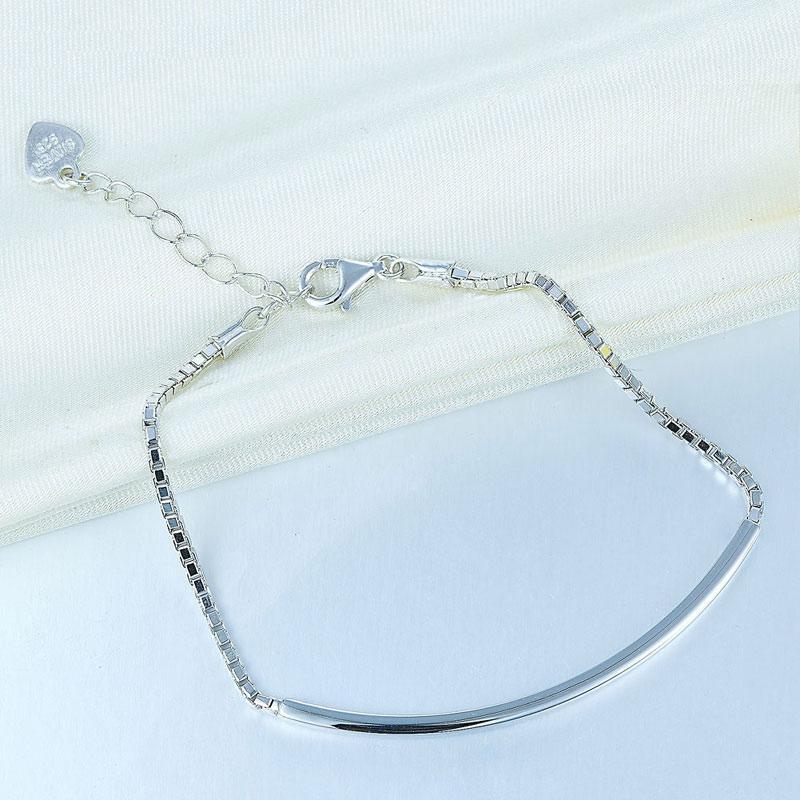 Solid 925 Sterling Silver Bracelet MXFB8026