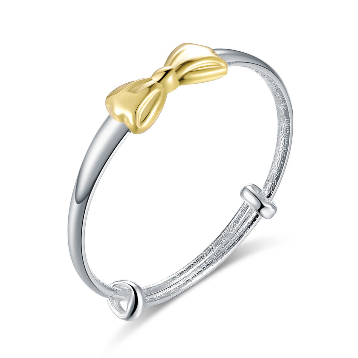 Baby girl silver bangle on sale