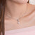 Dancing Stone Pendant Necklace 925 Sterling Silver MXFN8076