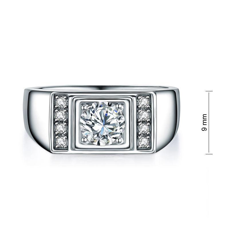 925 silver diamond new arrivals mens ring