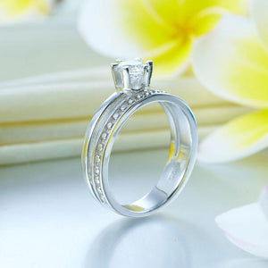 Solid 925 Sterling Silver Ring Fashion Party Jewelry MXFR8290