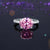 Solid 925 Sterling Silver 4 Carat Anniversary Ring Fancy Pink Oval Cut Luxury Jewelry MXFR8302