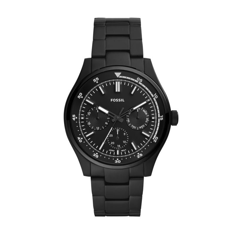 FOSSIL Belmar Multifunction Black Chronograph Watch FS5576