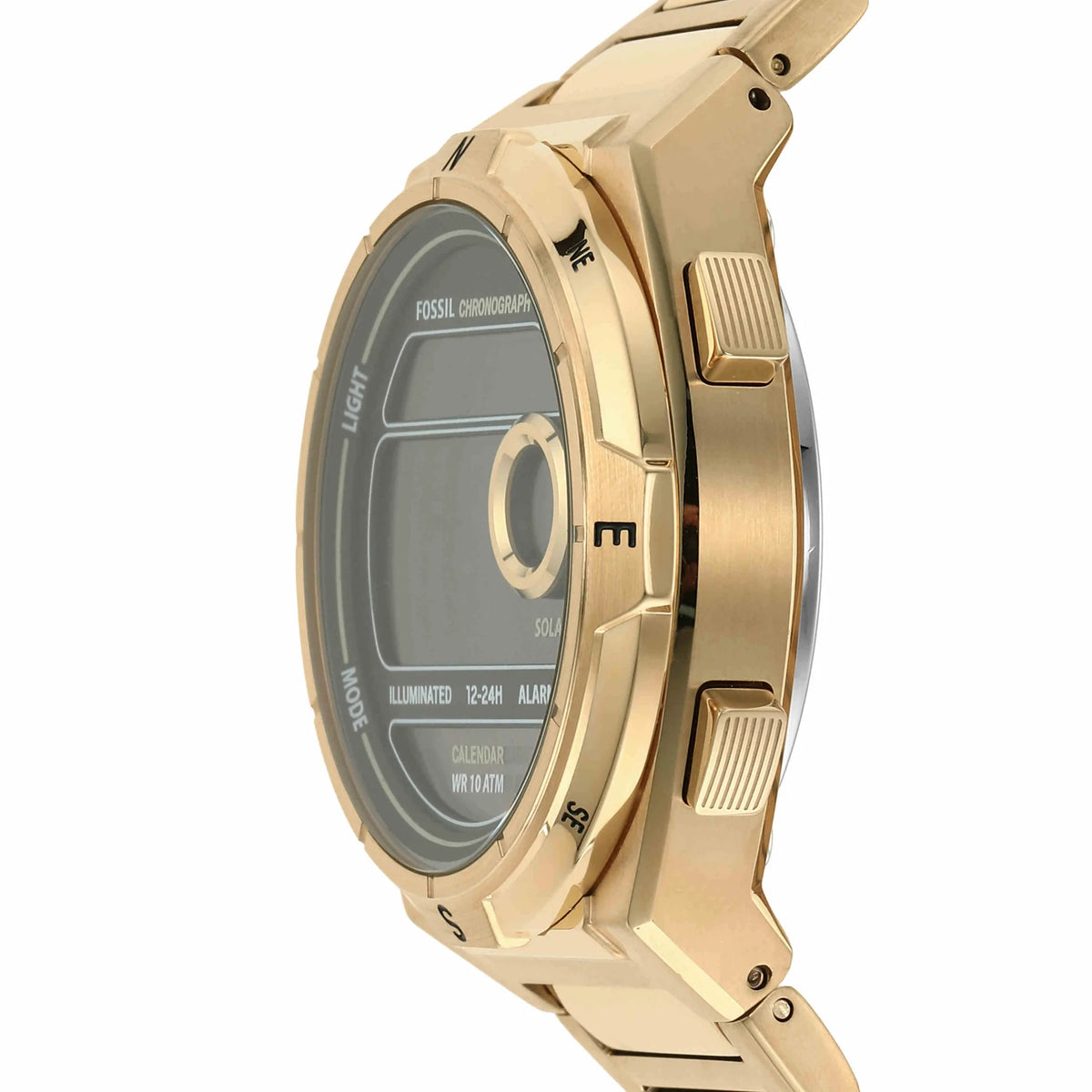 Fossil Everett Gold-Tone Digital Watch FS5862