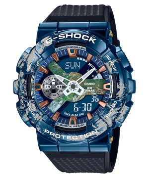 CASIO G-SHOCK DUO Earth Collection Limited Edition Blue Bezel GM110EARTH-1A