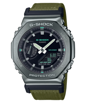 CASIO G-Shock DUO Utility Collection LED Olive Cloth GM2100CB-3A