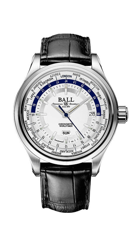 Ball Watch Trainmaster Auto Chronometer Worldtimer