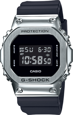 CASIO G-SHOCK Digital Metal Face W/Time GM5600-1D