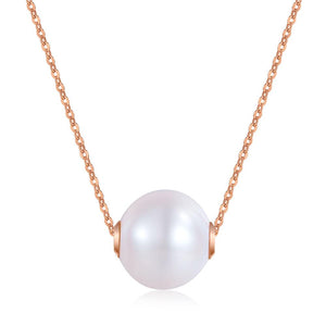 18K/ 750 Rose Gold Pearls Necklace MKN7072