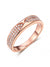 14K Rose Gold Bridal Wedding Anniversary Band Ring 0.31 Ct Natural Diamonds