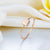 Solid 18K/750 Rose Gold Square Ring