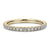 18CT White/Rose/Yellow Gold halo eternity band gold ring
