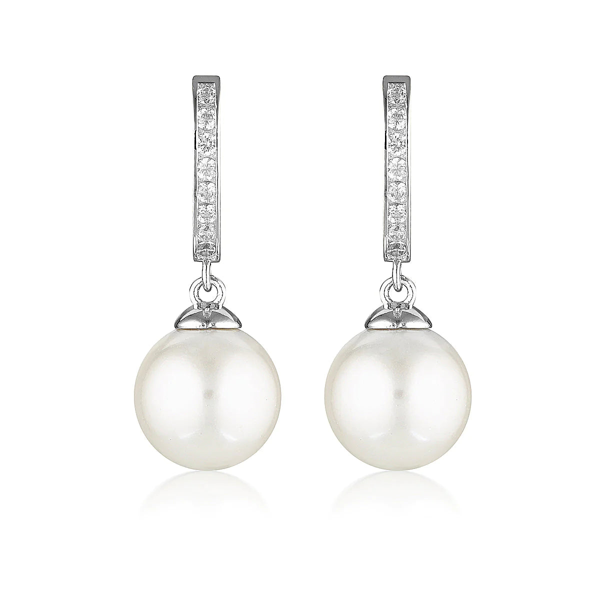 GEORGINI Red Carpet Promenade Earrings Silver IE1071W