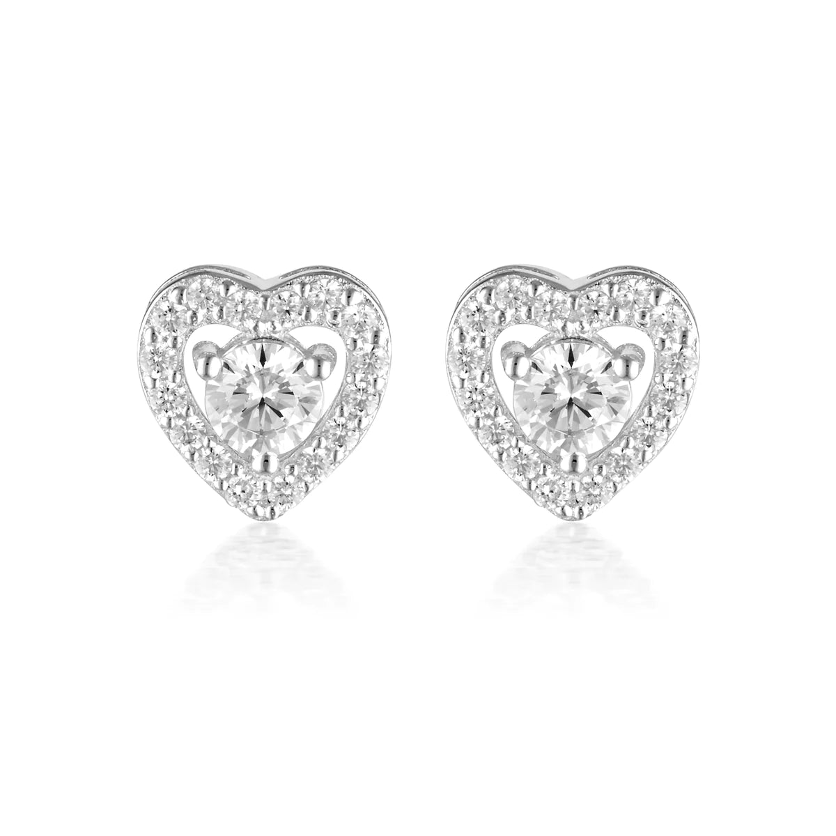Georgini Signature Sealed With A Kiss Earrings Silver IE1087W