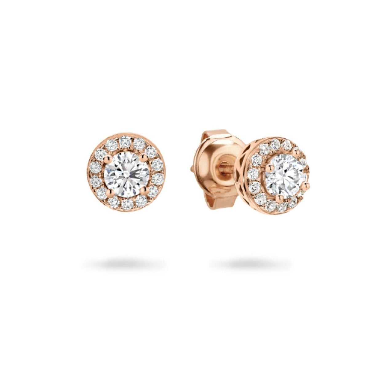 GEORGINI Petite Earrings Rose Gold