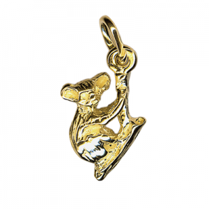 9KY Gold Koala Charm Pendant