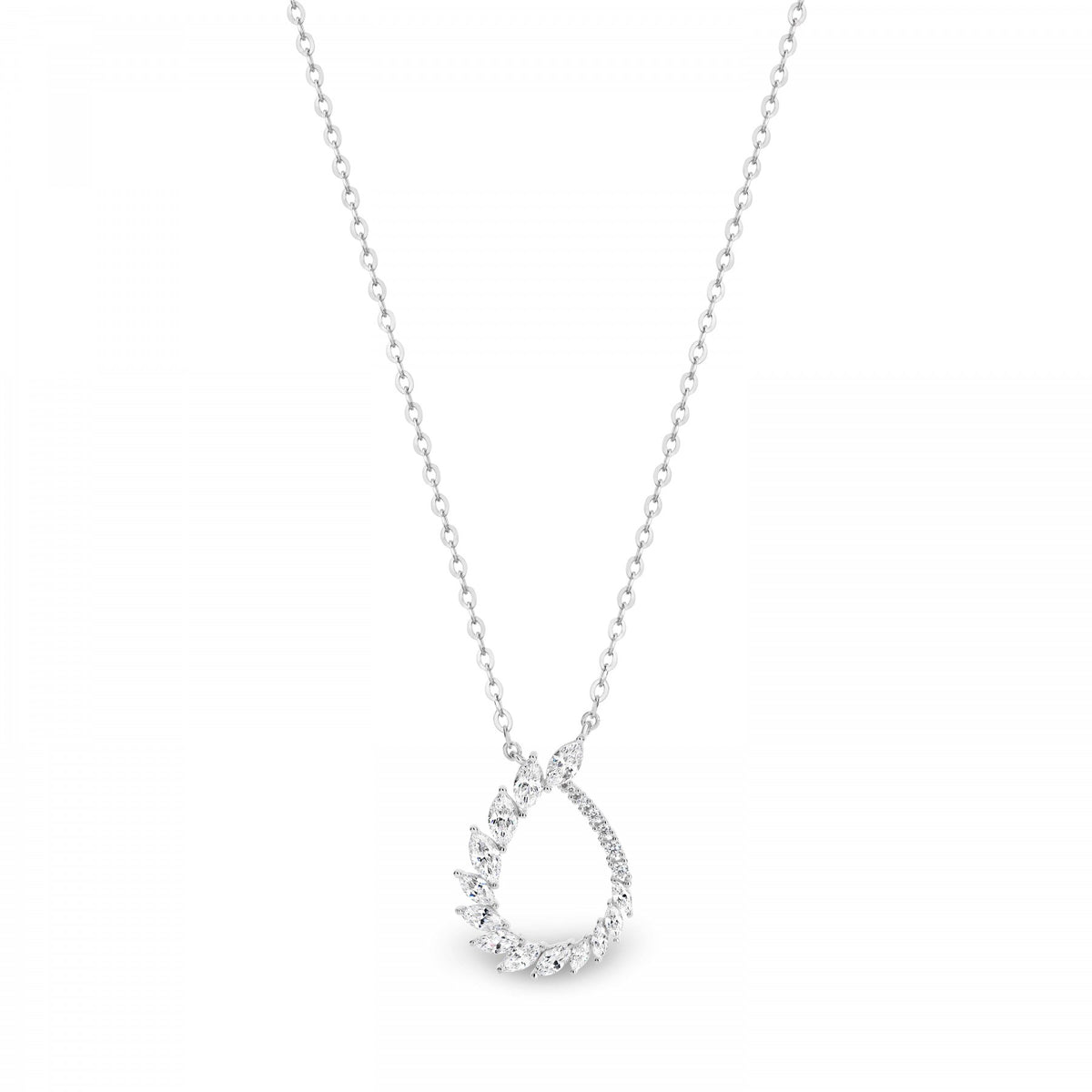 GEORGINI VELA RHODIUM PENDANT P707W