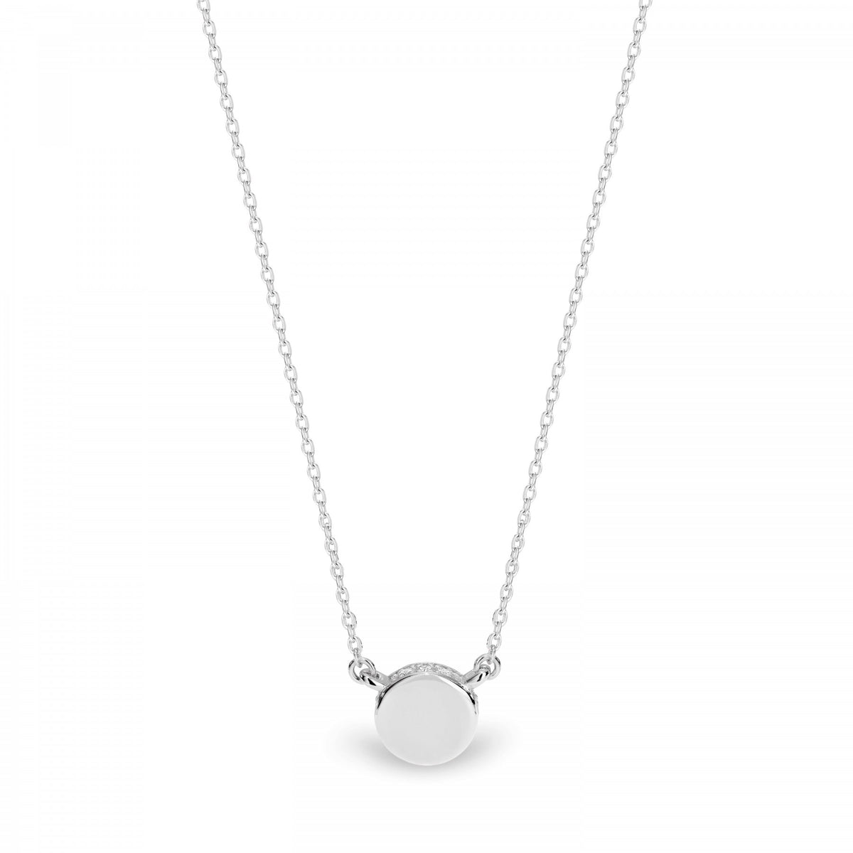 GEORGINI MICRO RHODIUM PENDANT P719W