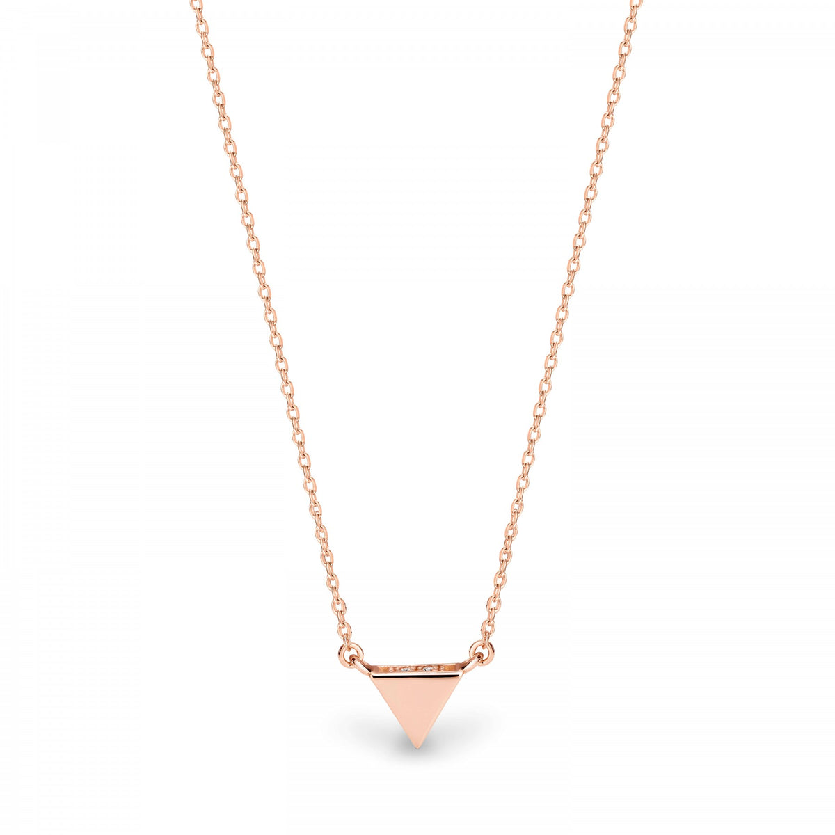 GEORGINI TRIANGULUM ROSE GOLD PENDANT P720RG
