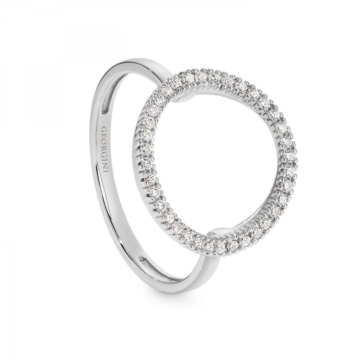 GEORGINI VIRGO RHODIUM RING R401W
