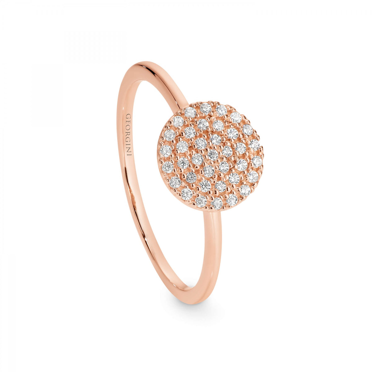 GEORGINI PAVO ROSE GOLD RING R403RG