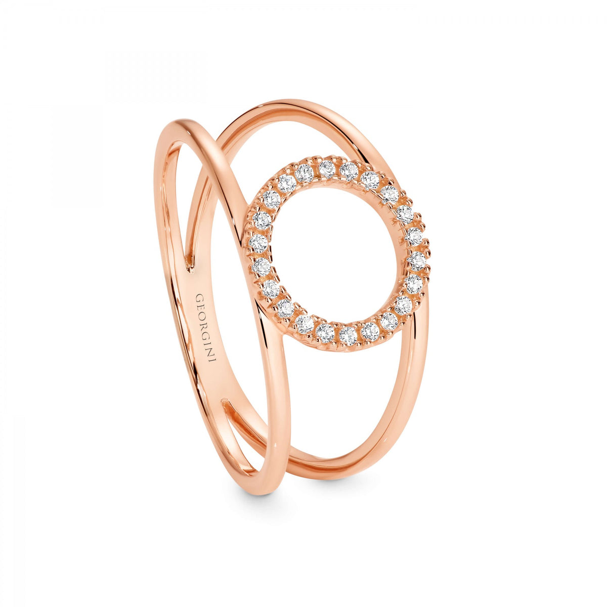 GEORGINI ARIES ROSE GOLD RING R405RG