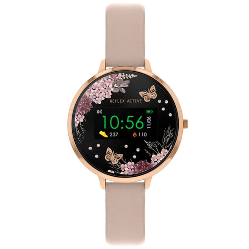 Reflex Active Series 3 Rose Gold Pink Midnight Garden Smart Watch RA03-2014