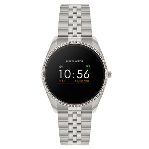 Reflex Active Series 3 Silver Crystal Link Smart Watch RA03-4043