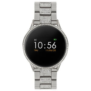 Reflex Active Series 4 Silver Link Crystal Smart Watch RA04-4013