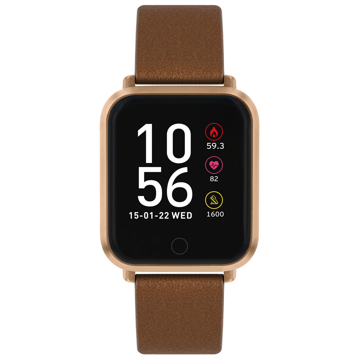 Reflex Active Series 6 Tan/Rose Gold Smart Watch RA06-2092