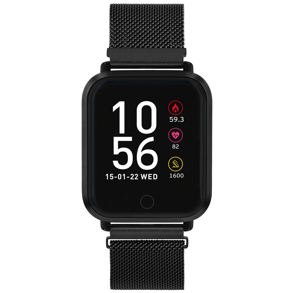 Reflex Active Series 6 Black Mesh Smart Watch RA06-4050