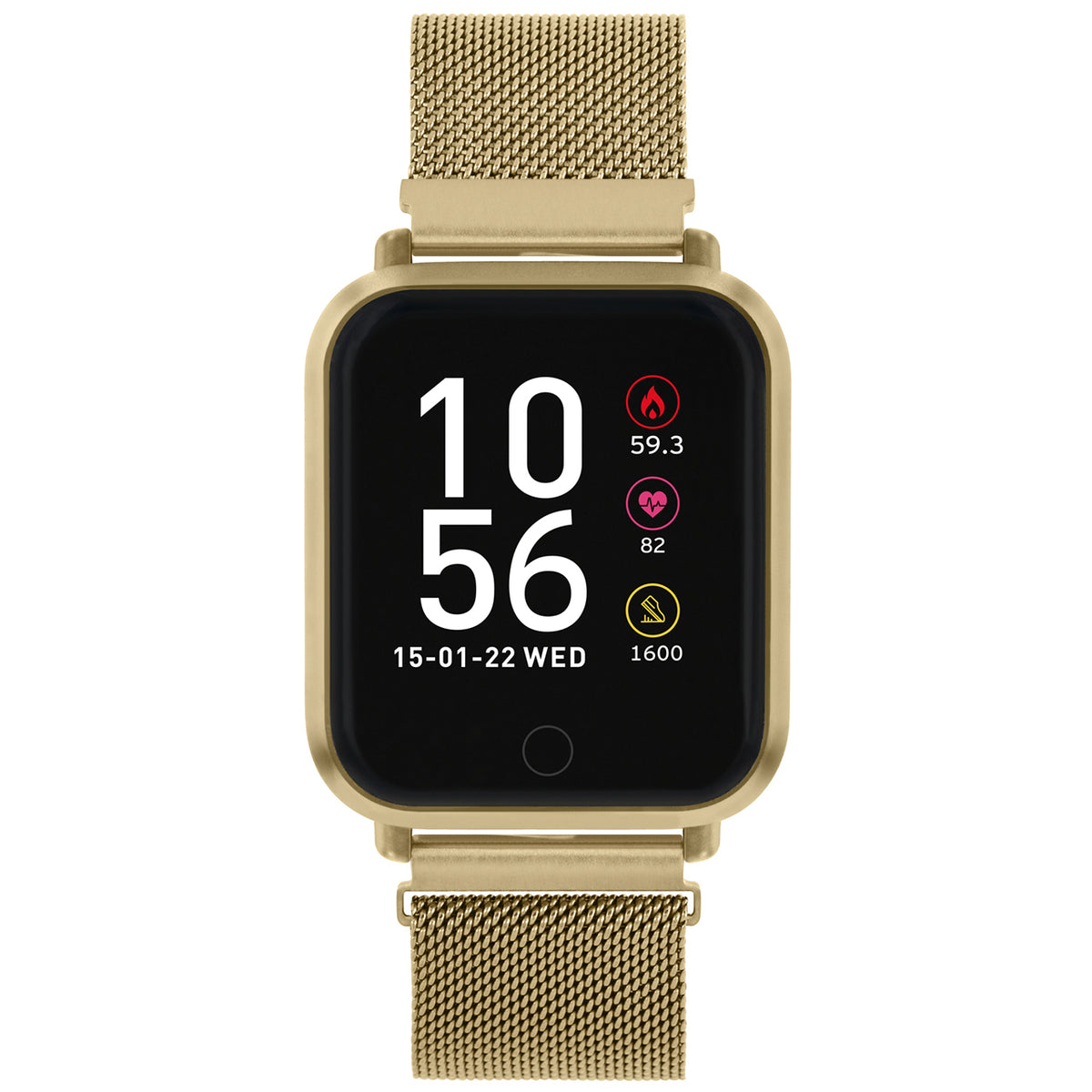Reflex Active Series 6 Gold Mesh Smart Watch RA06-4062
