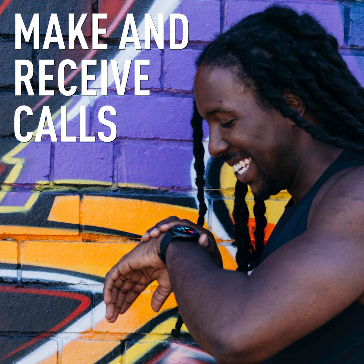 Reflex Active Series 14 Black Silicone Smart Watch RA14-2140