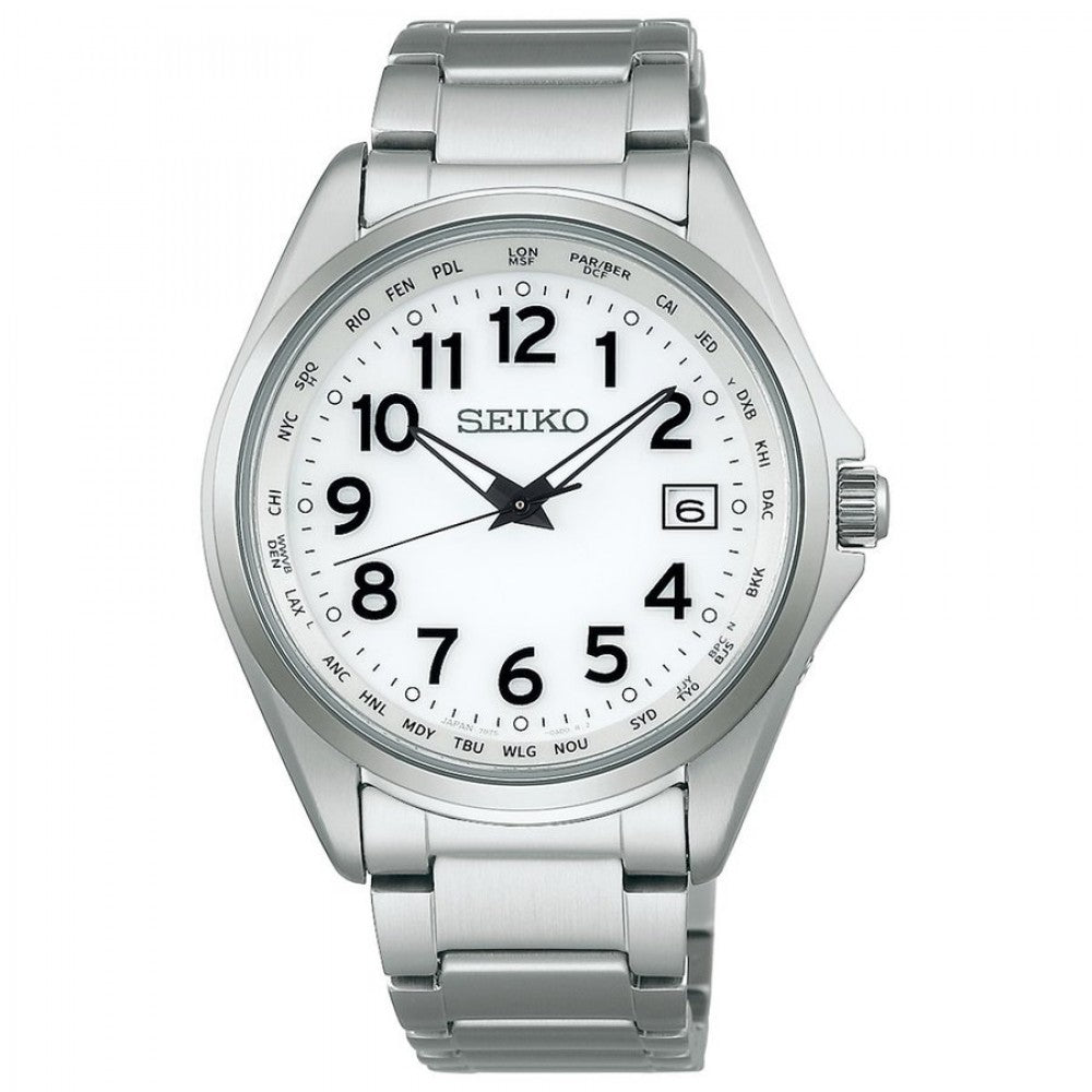 SEIKO Selection World Time Titanium Solar Power SBTM327