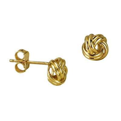 9CT Knot Stud Earrings SE360