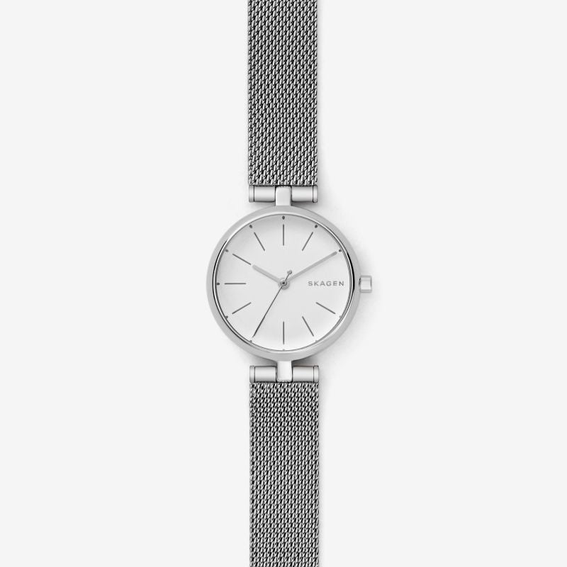 SKAGEN Signatur Steel-Mesh T-Bar Watch SKW2642