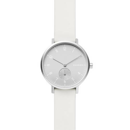 SKAGEN Aaren Kulor White Silicone 36mm Watch SKW2763