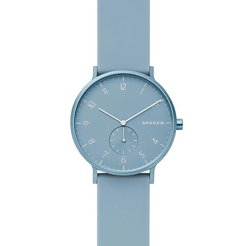 SKAGEN Aaren Kulor Light Blue Silicone Watch SKW6509