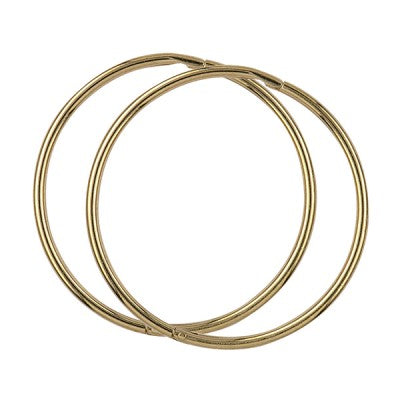 9CT Gold Plain Sleepers 20mm