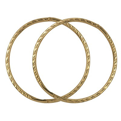 9CT Gold Twist Sleepers 20mm SLP20T